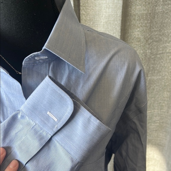 Brooks Brothers Blue Casual Button Down Shirt Relaxed Fit - Picture 3 of 5